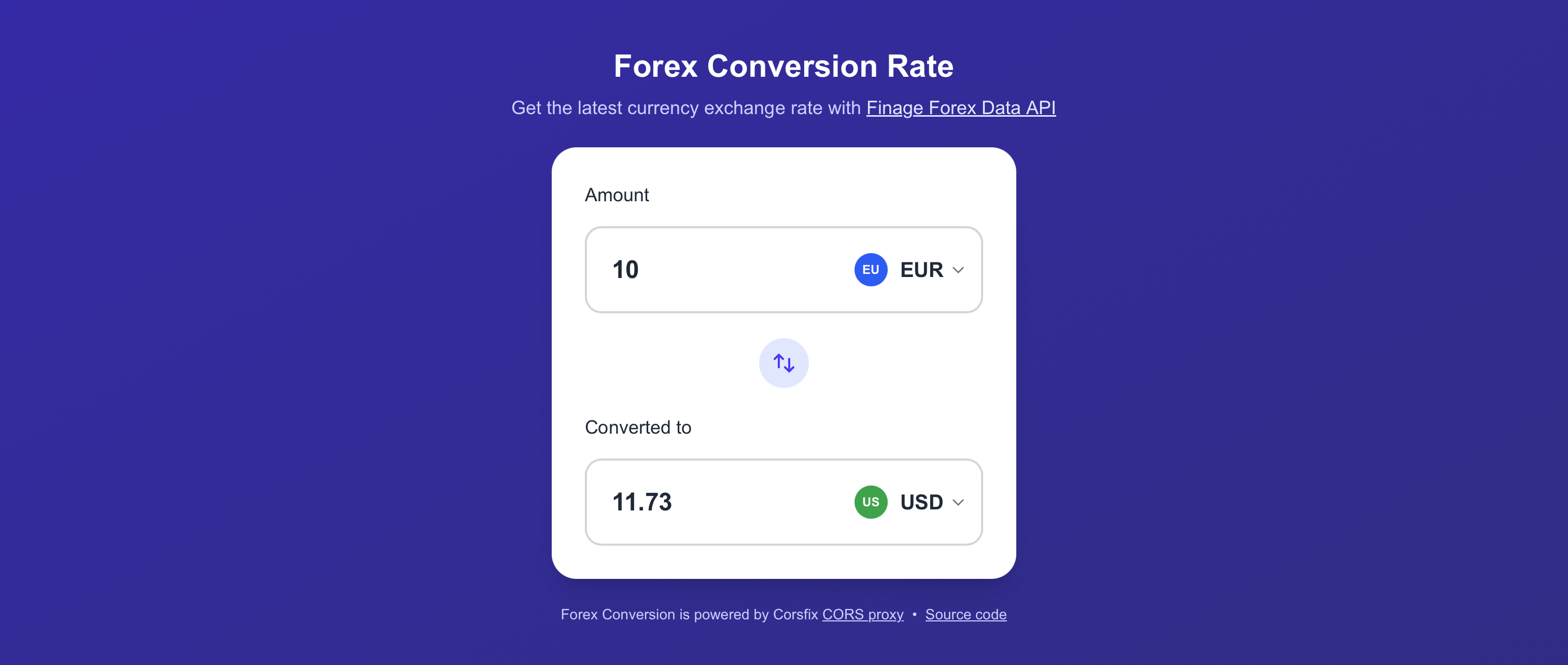 Forex Conversion Rate